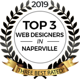 award for top 3 best rated web designer naperville